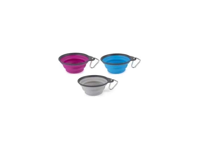 Dexas Collapsible Travel Cup with Carabiner 1 Cup Pink