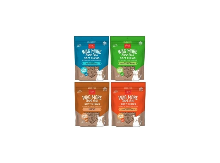 Cloud Star Wag More Bark Less Soft & Chewy Treats 5 oz Smooth Aged Cheddar