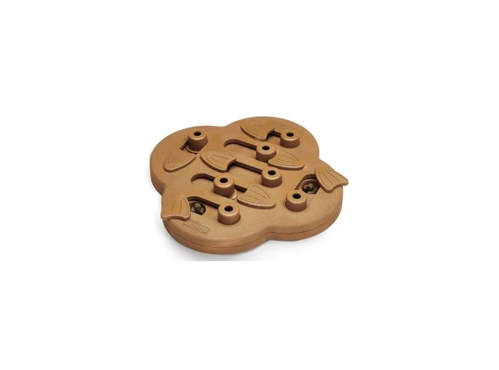 Nina Ottosson Dog Hide N' Slide Interactive Treat Puzzle Dog Toy, Tan - Level 2 (Intermediate)
