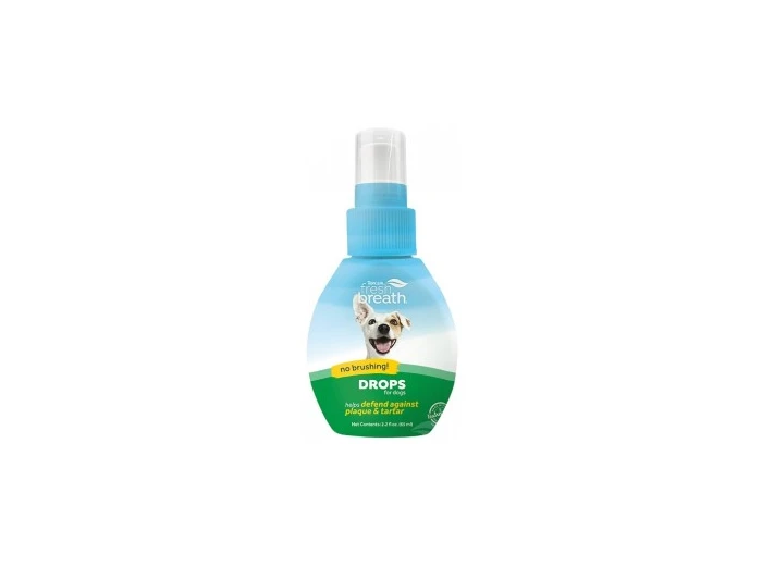 TropiClean Fresh Breath No Brushing Drops 2.2 oz. Bottle