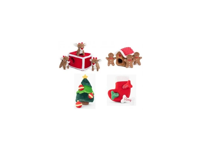 ZippyPaws Holiday Burrow Reindeer Pen