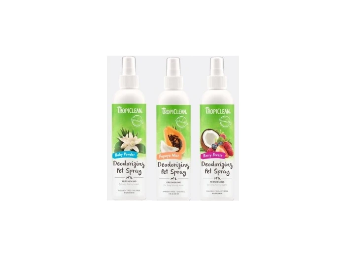 TropiClean Deodorizing Pet Spray 8 oz Berry Breeze