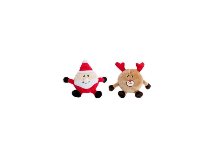 ZippyPaws Holiday Brainey Santa