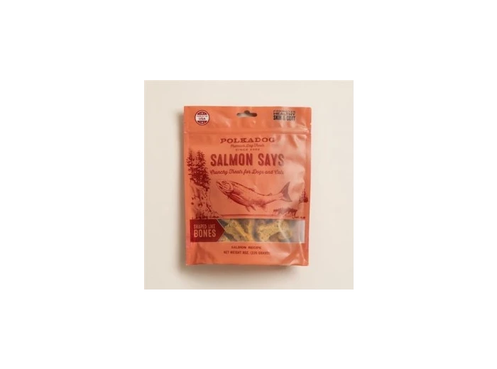 Salmon Says - Bone Shaped - 7oz bag
