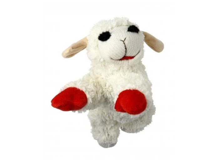 Multipet Lamb Chop Plush Dog Toy 6"