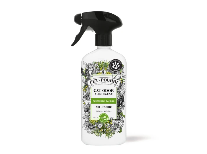 Pet~Pourri Cat Purrfectly Bamboo Air+Fabric Refresher 16oz