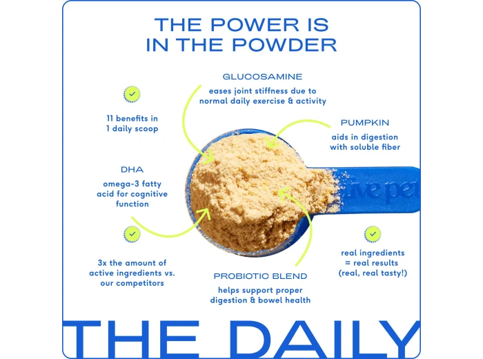 The Daily Powder Supplement, 11-in-1 Multivitamins for Dogs 7oz