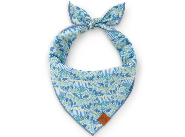 Flora Menorah Hanukkah Dog Bandana Small