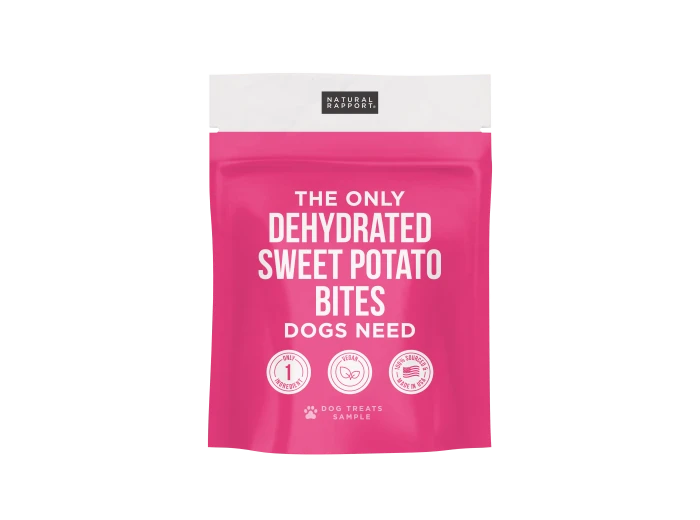 The Only Dehydrated Sweet Potato Bites Dogs Need Bulk - 5 pounds
