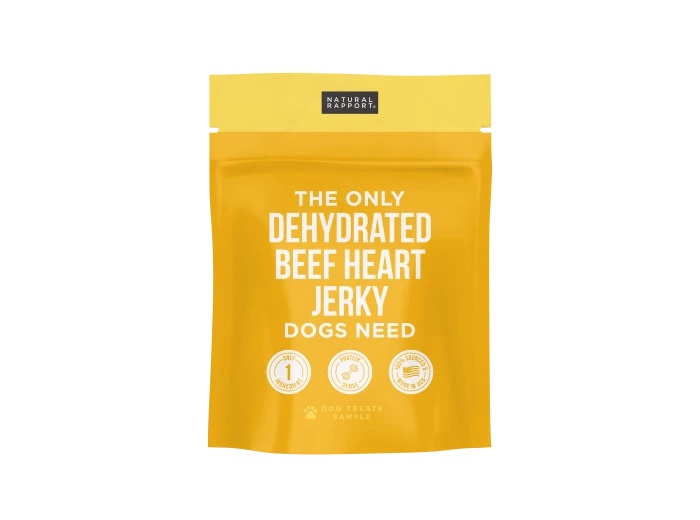 The Only Dehydrated Beef Heart Jerky Dogs Need Bulk - 5 pounds