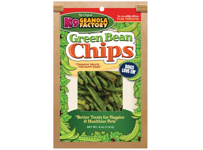 Chip Collection, Green Bean Chips For Dogs, 4oz