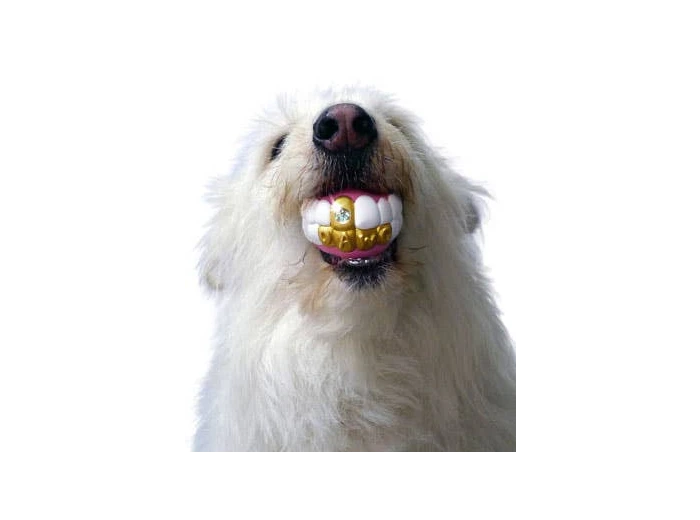 Humunga Bling - Durable Rubber Pet Chew Toy for Dogs Standard