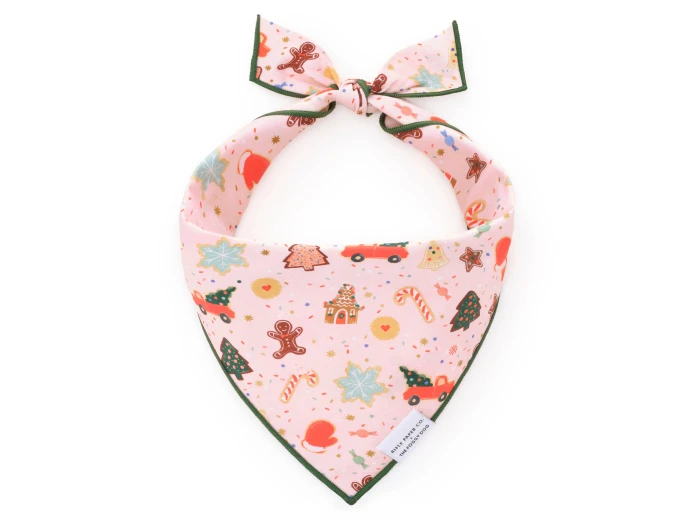 Rifle Paper Co. x TFD Holiday Cookies Dog Bandana Small