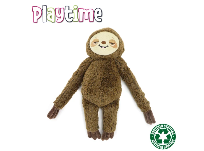 Ancol Playtime Sleepy sloth Plush Dog Toy